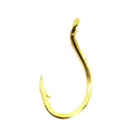 Mustad Beak SalmonEgg Shank Slice Rev UpEye-Gold 10 Ct Sz 8 9263A-GL-8-10